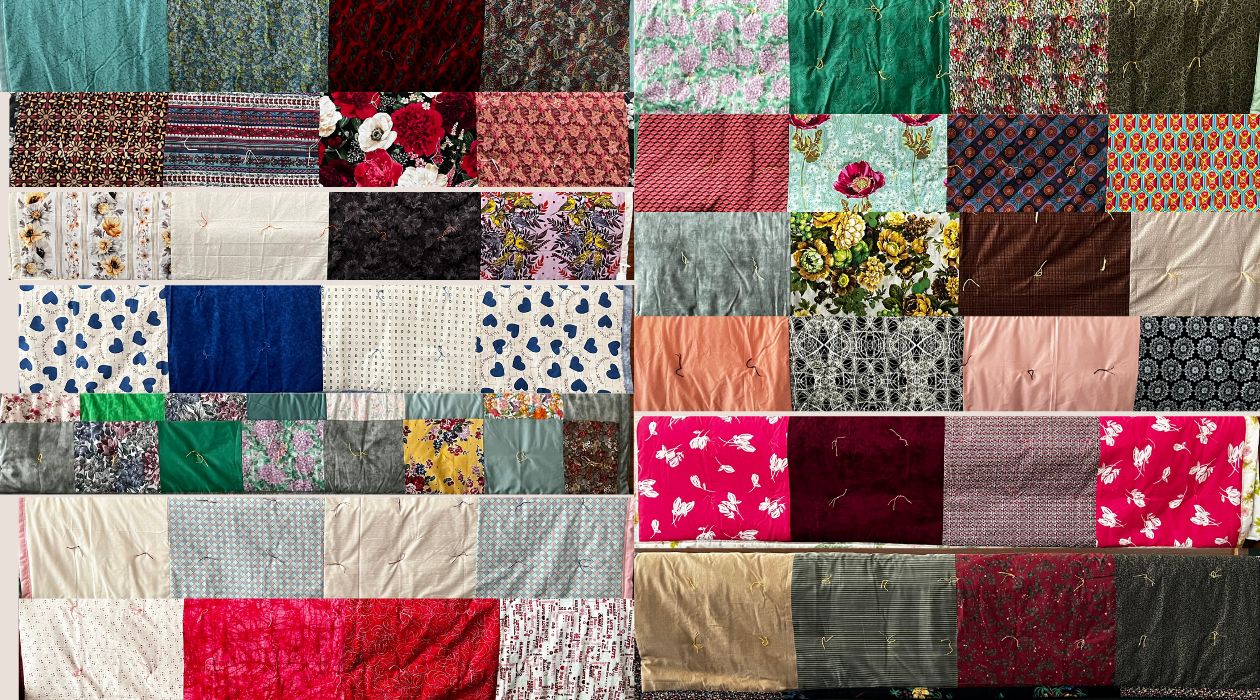 Quilt top collage